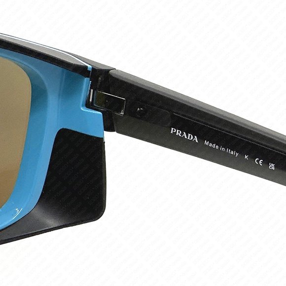 Prada Linea Rossa Sport PS 07WS 13C08R 59mm Grey Rubber Transparent Sunglasses - Picture 12 of 13